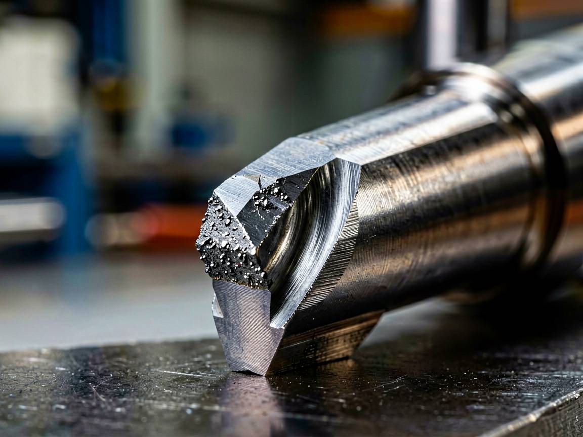mulcher tooth carbide closeup